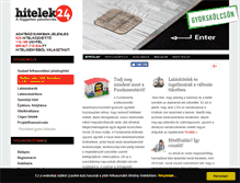 Tablet Screenshot of hitelek24.hu